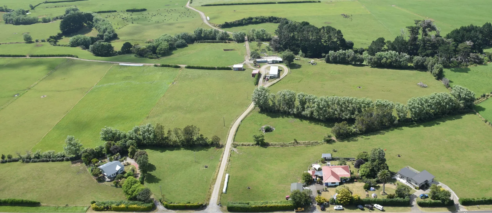 SmartSignIn QR sign at a New Zealand farm gate, ready to scan from a vehicle